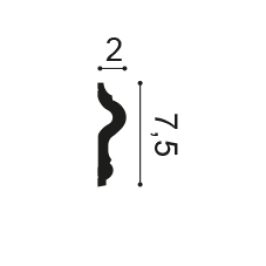Moulure | 2x200 cm | Orac Decor Contour Flex Wandlijst Contour