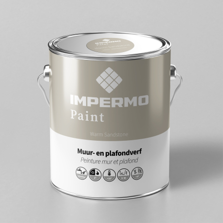 Peinture | 18x20 cm | Mur & Plafond - Impermo Paint - Warm Sandstone