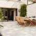 Carrelage extérieur en céramique | 90x90 cm | Tilestone Betontec Perla