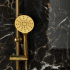 Panneau Mural PVC | 90x260 cm | Dumawall Portoro Gold Glossy XL