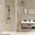 Panneau Mural PVC | 90x260 cm | Dumawall Travertin Cross Cut XL