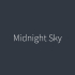 Échantillon | 18x21 cm | Impermo Paint Sticker - Midnight Sky