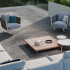 Carrelage extérieur en céramique | 61x61 cm | Tilestone Calvell Graphite
