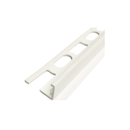 Profil | 1.2x270 cm | Profil en L blanc Pvc - 12 mm