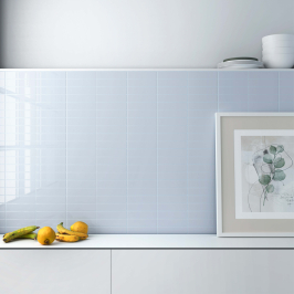 Carreaux muraux en céramique | 5x20 cm | Mundano Rain Glossy