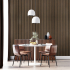 Panneau Acoustique | 52x270 cm | Panneau Acoustique Noyer - 1 face