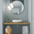 Carrelage en céramique sol et mur | 33.15x33.15 cm | Musa Blue