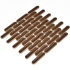 Mosaïque sur filet | 30x30 cm | Capsule Caramel