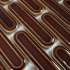 Mosaïque sur filet | 30x30 cm | Capsule Caramel