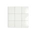Carreaux muraux en céramique | 13.2x13.2 cm | Artisan White Glossy