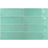 Carreaux muraux en céramique | 5x15 cm | Fango Aquamarine Gloss
