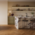 Vinyle/PVC à clipser | 30.5x140.78 cm | VYGO Arwood Honey Chevron