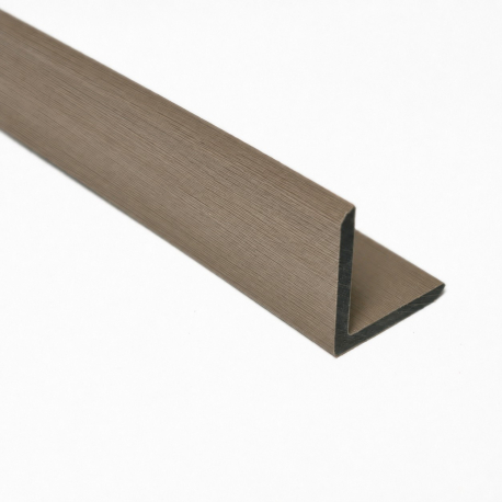 Profil | 5x5 cm | Panneau mural Outdoor Premium Greige Profilé en L