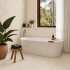 Vinyle/PVC à clipser | 61x122 cm | VYGO Tiles Travertin Cross Cut Light
