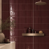 Panneau Mural PVC | 90x260 cm | Dumawall Flow Merlot XL