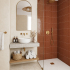 Panneau Mural PVC | 90x260 cm | Dumawall Flow Terracotta XL