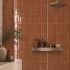 Panneau Mural PVC | 90x260 cm | Dumawall Flow Terracotta XL