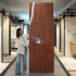 Panneau Mural PVC | 90x260 cm | Dumawall Flow Terracotta XL