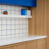 Mosaïque sur filet | 29x29 cm | Mono Off White
