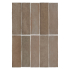 Carreaux muraux en céramique | 6.5x23 cm | Faktum Taupe