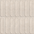 Carreaux muraux en céramique | 7x24.4 cm | Nomad Off White Oval