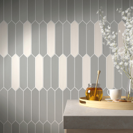 Carreaux muraux en céramique | 5x25 cm | Lanse Gray