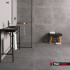 Carrelage en céramique sol et mur | 60x60 cm | Tilestone Concrete Blue Stone Black