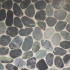 40x40 cm | Palm Beach Pebbles Black