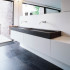 carrelage sol pierre naturelle, carrelages sol, ardoise, noir, impermo