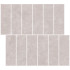 Mosaïque sur filet | 30x30 cm | Tilestone Stone Edge Greige Decor