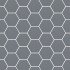 Carrelage en céramique sol et mur | 10.1x11.6 cm | Kromatika Denim Blue Hexagon