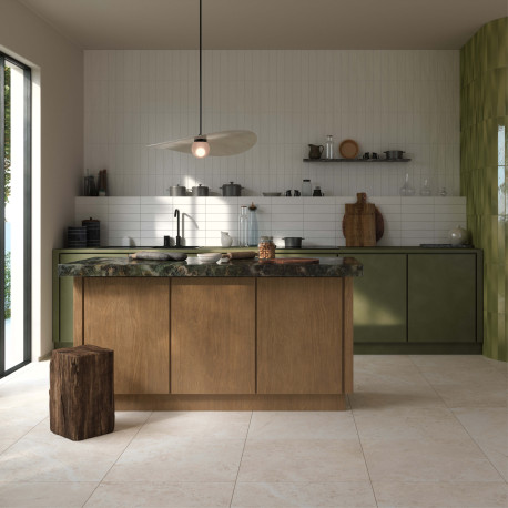 Carrelage en céramique sol et mur | 60x60 cm | Boscostone Cream