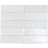 Carreaux muraux en céramique | 5.2x16 cm | DNA Safi White