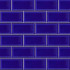Carreaux muraux en céramique | 10x20 cm | Biseauté Blue