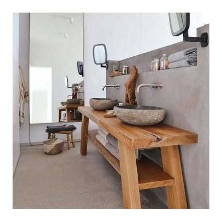 Sanitaires | 40x50 cm | Lavabo Bluestone Ascona