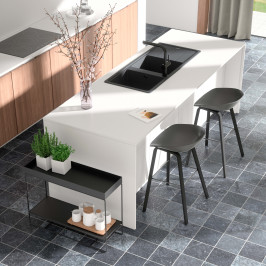 carrelage sol en pierre naturelle, carrelages sol, carrelages terrasse, gris, pierre bleue vietnamienne,