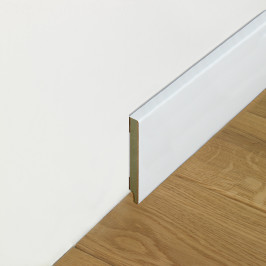 Plinthes en MDF | 9x244 cm | Plinthe à&nbsp; peindre Haute Blanche