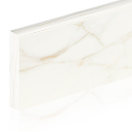 Plinthes en céramique | 7x120 cm | Marmi Oro Bianco
