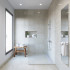 Carrelage en céramique sol et mur | 30x60 cm | Tilestone Arc Bone