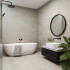 Carrelage en céramique sol et mur | 60x60 cm | Tilestone Subway Crete Grey