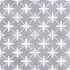 Carrelage en céramique sol et mur | 45x45 cm | Victorian Star Grey